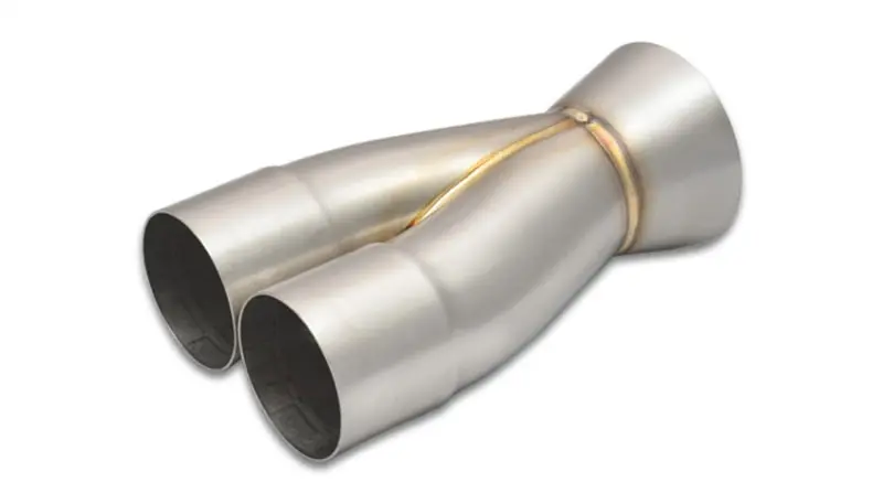 Vibrant 2-1 Stainless Steel Merge Collector – 2.5 In Inlet (Slip-Over), 3.5 In Outlet (Od), Sold Separately 1