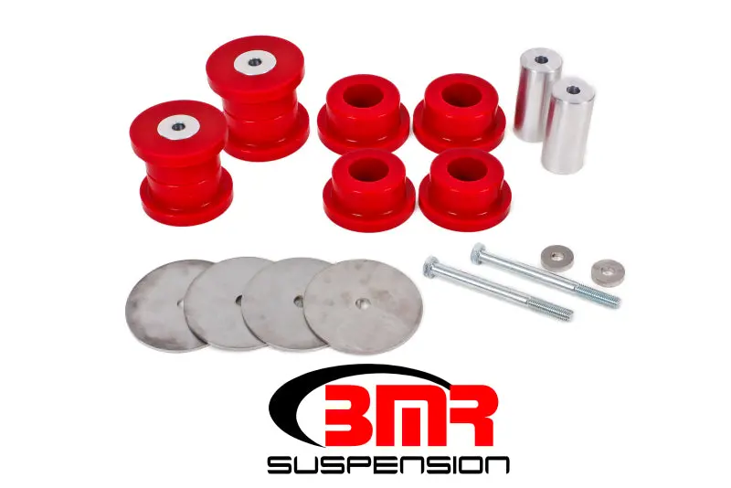 Bmr Polyurethane Rear Cradle Bushing Kit – Red, Designed For 2016–2017 Sixth-Gen Chevrolet Camaro 1