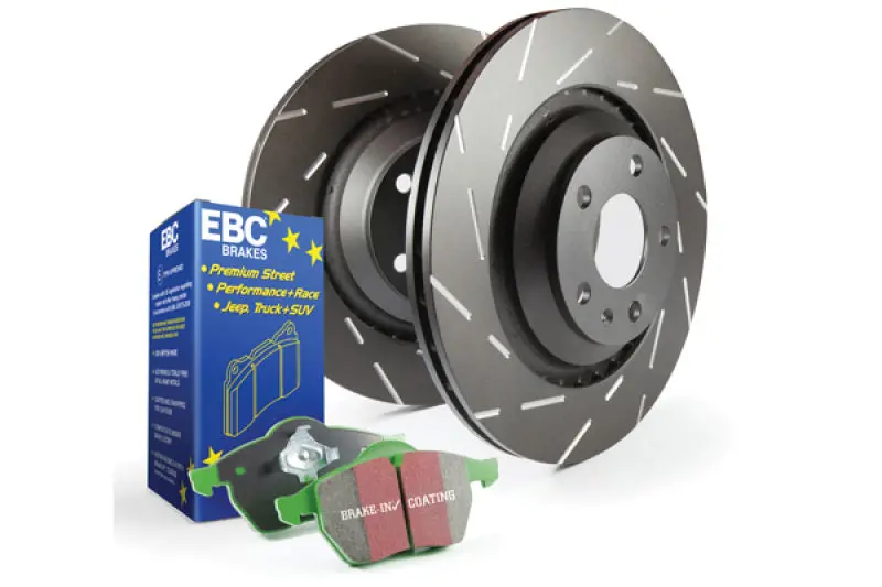 Stage 2 Brake Kit Featuring Greentuff 2000 Pads And Usr Rotors 1