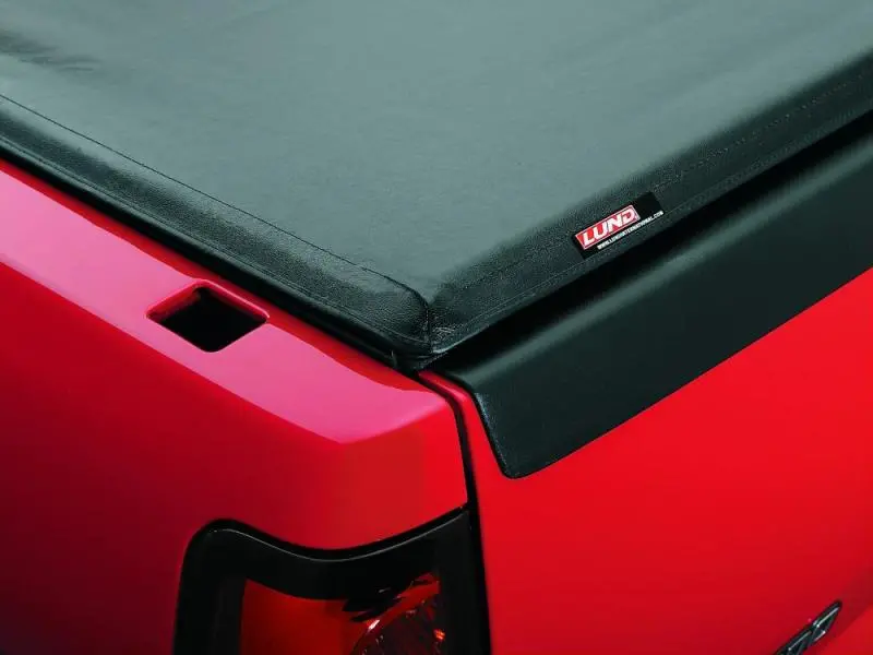 Lund Genesis Roll-Up Tonneau Cover – Black, Fits 2002–2017 Dodge Ram 1500 (8' Bed, Excludes Rambox) 1