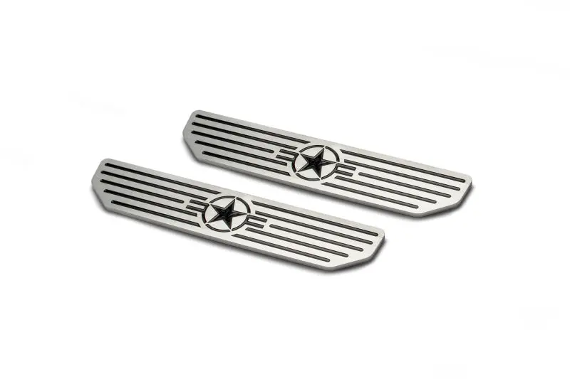 Dv8 Offroad Front Door Sill Plates – Custom Fit For 2018–2019 Jeep Gladiator Jl 1