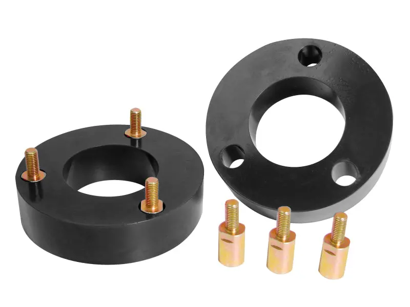 Prothane 09+ Ford F150 Front Coil Spring 2In Lift Spacer - Black 1