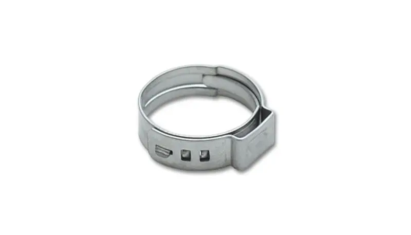 Vibrant One Ear Stepless Pinch Clamps 11.3-13.8Mm Clamping Range (Pack Of 10) Ss 7Mm Band Width 1