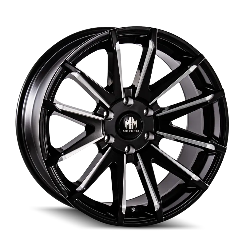 Mayhem 8109 Crossfire Black Wheel With Milled Spokes – 20X9.5, 5X139.7, 10Mm Offset, 108Mm Hub 1