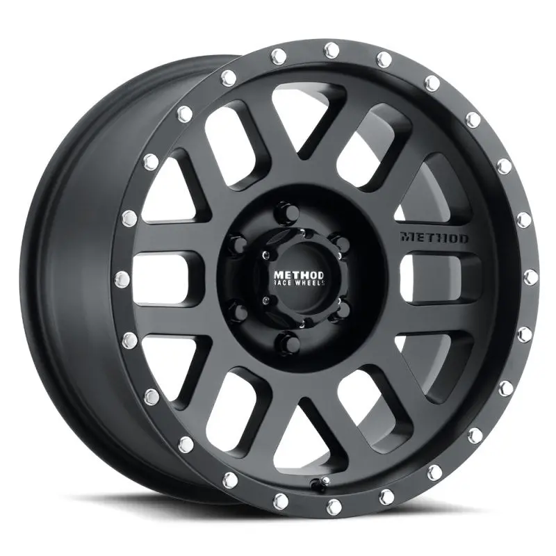 Method Mr306 Mesh 18X9 +18Mm Offset 6X5.5 108Mm Cb Matte Black Wheel 1