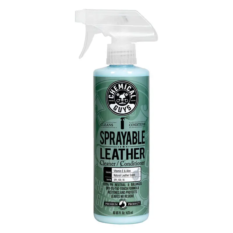 Chemical Guys Sprayable Leather Cleaner & Conditioner – 16 Oz Single Bottle 1