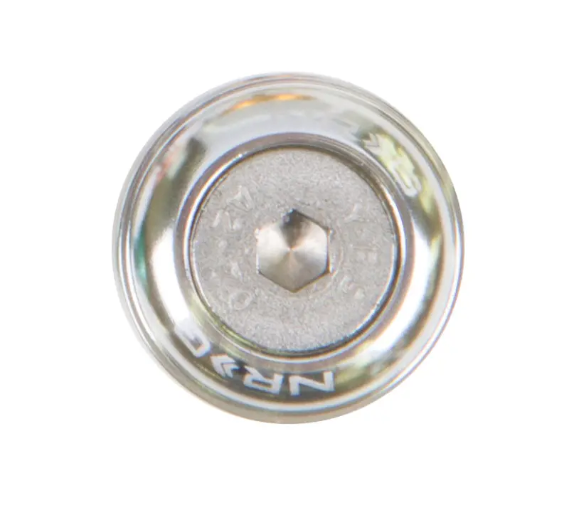 Nrg Fender Washer Kit W/Rivets For Metal (Silver) - Set Of 10 1