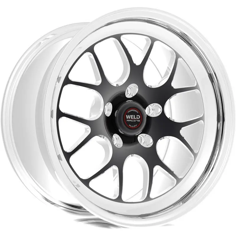 Weld S77 Black Beadlock Wheel – 15X10.33, 5X135Mm Bolt Pattern, 5.5 In Backspace, Medium Pad Finish 1
