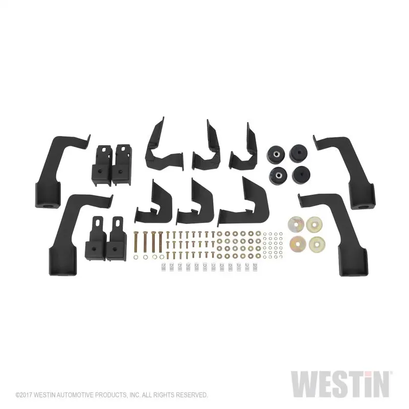 Westin Hdx Drop Step Bars – Textured Black, Wheel-To-Wheel Fit For 2014–2018 Chevrolet Silverado 1500 Double Cab (6.5' Bed) 2
