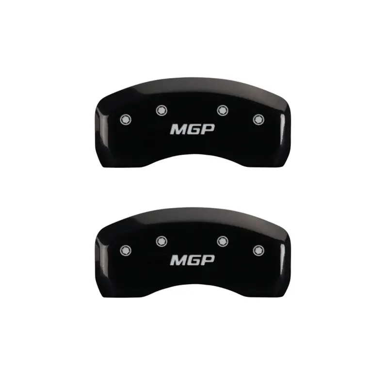 Mgp Engraved Brake Caliper Covers – Front & Rear Set For 2017 Mazda Cx-9 (Black Finish, Silver Lettering) 1