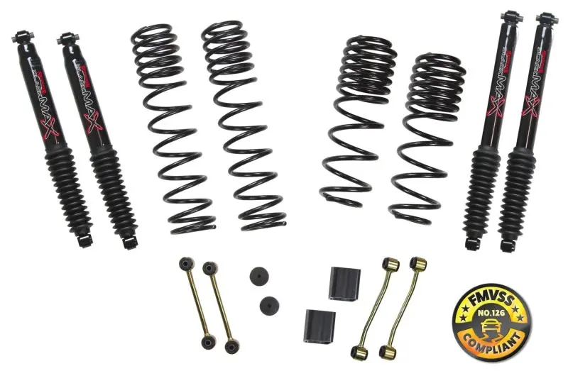 Skyjacker 2In-2.5In Suspension Lift Kit W/Black Max Shocks 2018 Jeep Wrangler (Jl) 2Dr 1